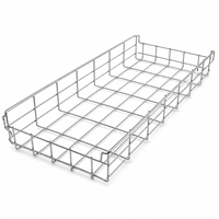 Panier à câbles en fil d'acier inoxydable SS304 électro-polissé, formé par fil CNC, sans outillage, soudé, pour les points de vente