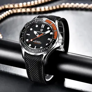 PAGANI DESIGN 1667 Commandant <span class=keywords><strong>007</strong></span> Hommes Montres Mécaniques 2020 Top Marque De Luxe Automatique Hommes 100M Sport Étanche Montre relogio - Product Image 4