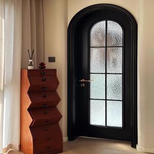 Porte française à double vitrage à ouverture latérale, style européen, en aluminium, étanche, finition extérieure, 72 <span class=keywords><strong>x</strong></span> 80 - Product Image 6