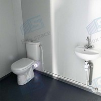 Casa Contenedor Prefabricada con Sistema Desmontable para Campamentos de Trabajadores, Oficinas, Escuelas, Soluciones de Viviendas Pequeñas y Casas de Campo