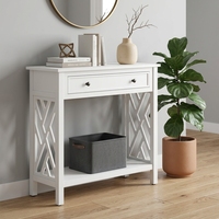Table console moderne en bois avec tiroirs et armoire, vente chaude, meubles durables pour le salon