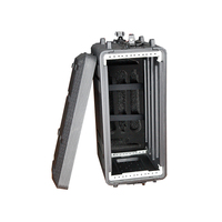 Ventes directes d'usine Dernière conception Matériau PE 260mm et 390mm de profondeur 2U 4U 6U 8U 12U Rack Flight Box Étanche et antichoc