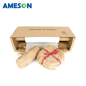 Emballage protecteur en papier <span class=keywords><strong>nid</strong></span> <span class=keywords><strong>d</strong></span>'<span class=keywords><strong>abeille</strong></span> recyclé, résistant aux chocs, écologique, pour la promotion des produits alimentaires et les expositions - Product Image 1