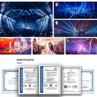 Projecteur de scène LED rétro 60W de haute qualité, matrice de pixels RGB DMX512 04 10 73CH, effets stroboscopique, wash et blinder pour concerts, DJ, fêtes et événements