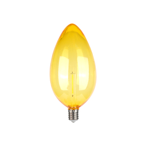 थोक रंगीन शीशा बल्ब C7 c9 e27 b22 के साथ पीतल और कांच मोमबत्ती में - Product Image 4