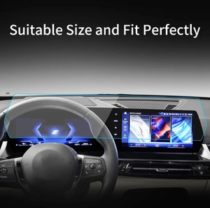 Protection d'écran en verre trempé 9H <span class=keywords><strong>ultra</strong></span>-fin à couverture intégrale anti-rayures pour écran LCD de navigation GPS de voiture BMW U10 <span class=keywords><strong>U11</strong></span> X1 IX1 2024 - Product Image 2