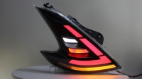 Feux arrière complets RGB pour voiture, ensemble de feux arrière à LED modifiés avec projecteur, accessoires pour Nissan 370z 2008-2019, pièces automobiles