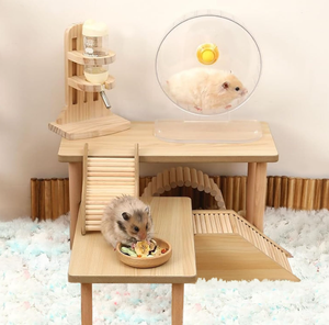 Toptan Modern çok fonksiyonlu ahşap Peeping ev köpekler ve kediler için doğal rüzgar kaçış düğmesi - Product Image 4