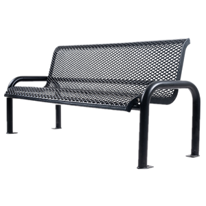 Mobilier d'extérieur bon marché Banquette <span class=keywords><strong>en</strong></span> treillis métallique déployé pour l'extérieur du parc Banquette <span class=keywords><strong>en</strong></span> acier pour jardin public <span class=keywords><strong>Banc</strong></span> pour patio - Product Image 5