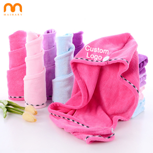 Serviette Turban Microfibre - Séchage Rapide Cheveux - Anti-Frisottis - Taille 100x60cm - Femme