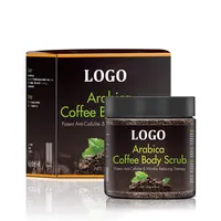 Частная марка, Органический Уход за кожей, Антицеллюлитный отшелушивающий скраб для тела Arabica Coffee