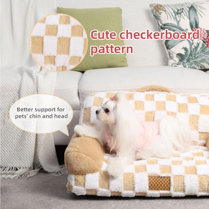 Cama de Lujo para Perros con Soporte Ortopédico, Cubierta Lavable y Extraíble de Piel Sintética, Impermeable, en Oferta - Product Image 5