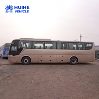Autocar de luxe chinois 52 places Golden Dragon 6120 Moteur arrière Diesel Transmission manuelle Euro 3 Moteur 8L Autobus d'occasion à vendre