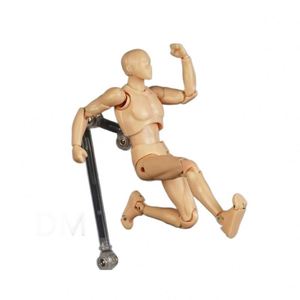 Figurine SHF en PVC à assembler, corps nu féminin/masculin, pour peinture, croquis, art <span class=keywords><strong>manga</strong></span>, version grise AM/DM de luxe, personnalisable - Product Image 5