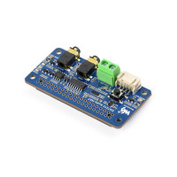 Papan Pengembangan Ekspansi Audio Mikrofon Ganda Raspberry Pi 4B DA7212 I2S Stereo Codec Adapter