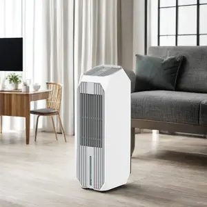 Portable Electric Tower Air Cooler with Remote Control Low Noise for Room Cooling New and Used Condition US Plug Type