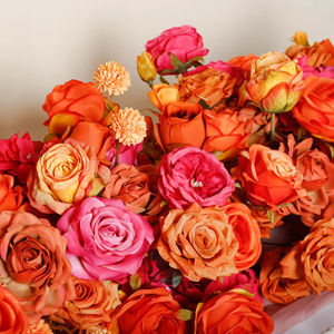 Tiras de Flores Artificiales de Alta Calidad, Guirnalda para Boda, Decoración Floral, Camino de Mesa, Decoración para Boda, Aniversario - Product Image 6