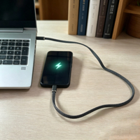 Cable de Carga Rápida Tipo-C a Tipo-C, 60-240W, 5A, 1m/2m, Trenzado de Nailon, Carcasa de Aleación de Zinc, PD 3.1, para Computadora, Auriculares, Cámara e iOS