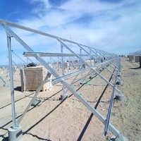 Support de montage solaire au sol pour module photovoltaïque / Structure