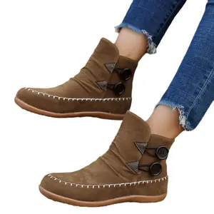 British Style Workwear Oversized Short Boots Fashionable Casual Shoes Martin Boots For Women