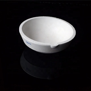 Plato de Cerámica de Cuarzo de Sílice Fundida para Fundir Metales, Tazón de Cerámica de Sílice Fundida - Product Image 5