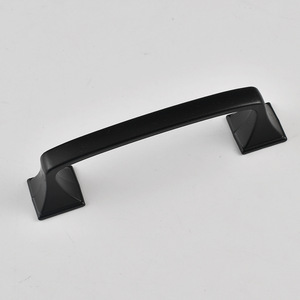Furniture Handle Bar <b>Black</b> Zinc Alloy 96mm Drawer Cabinet Accessory Traditional Style Durable - Product Image 3