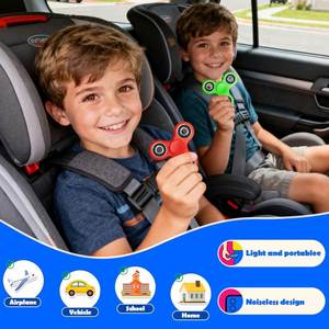 Giroscopio de Plástico Personalizado con Logotipo, Antiestrés, para Niños y Adultos, Juguete Sensorial para Aliviar la Ansiedad, para Autismo, Cumpleaños - Product Image 4