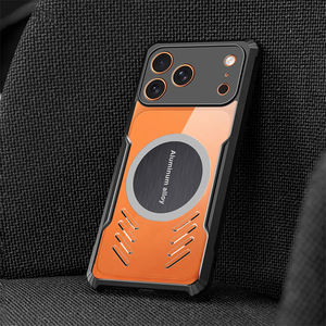 เคสโทรศัพท์แบบกระจายความร้อนสุดหรู <span class=keywords><strong>iPhone</strong></span> 17 16 15 6 5 <span class=keywords><strong>XS</strong></span> PRO MAX Plus + ป้องกันการกระแทกด้วยแม่เหล็ก TPU - Product Image 3