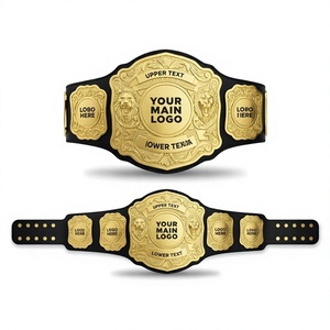 Winifight เข็มขัดหนังแท้แท้แท้สำหรับการแข่งขันของบริษัทถ้วยรางวัลผู้ชนะเทควันโดสำหรับศิลปะการต่อสู้ - Product Image 2