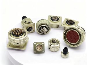 Connecteur femelle droit compatible MIL-38999 série OHS, boîtier en alliage d'aluminium, contacts plaqués or, utilisation automobile - Product Image 2