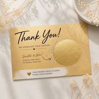 Tarjeta de Visita de Papel Elegante Personalizable con Código de Barras para Promociones, Programas de Fidelización y Tiendas Minoristas