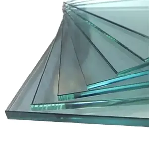 Venda quente China Fabricante Edifício comercial vidro temperado plano transparente