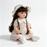 Poupée Bébé Reborn Personnalisée Réaliste en Vinyle pour Filles de 0 à 24 Mois, Hauteur 31-50 cm, Rembourrage en Coton PP