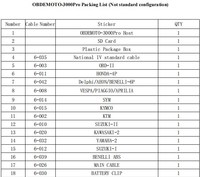 Outil de diagnostic électronique pour moto MST-3000 Pro 2026, scanner ECU pour moto MST-3000, pour motos européennes