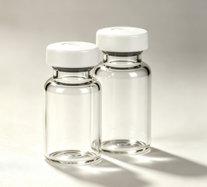 Flacons à sertir en verre borosilicate transparent avec couvercle en plastique blanc pur, mini-contenants en verre hermétiques pour l'artisanat et l'emballage d'échantillons d'articles quotidiens - Product Image 6