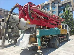 Camion pompe à béton monté sur camion 4x2 de 37 m, marque chinoise la plus vendue, d'occasion, à vendre - Product Image 5