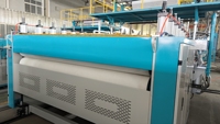 Ligne de fabrication de coffrages de construction en feuille de plastique PP en Chine