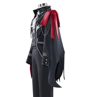 Costume de cosplay de style vampire pour homme, personnage de la cinquième personnalité, tenue de fête gothique d'Halloween, uniforme steampunk avec cape