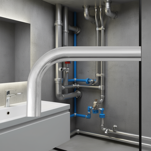 Coude de tuyauterie en acier inoxydable à 90 degrés, diamètre 30 mm, pour usage en plomberie - Product Image 2