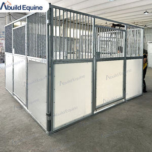Kandang Kuda Portabel ABILD yang Luar Biasa, Panel Konstruksi Baja/Aluminium, Permukaan Berlapis Bubuk Galvanis Panas, Stabil - Product Image 4