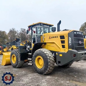 Chargeuse sur pneus d'occasion SDLG L956F, 5 tonnes, machine de construction pour travaux routiers et projets d'aménagement paysager, équipement lourd - Product Image 2