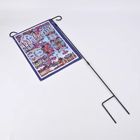 Drapeau de jardin personnalisé double face 30x45cm (12x18 pouces) pour décoration extérieure – Fournisseur fabricant de drapeaux