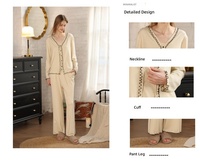 Ensemble de Nuit Élégant et Doux pour Femme, Teinture Réactive, Palette de Couleurs Intemporelles, Étiquette Personnalisée OEM, Vente en Gros, pour le Sommeil et le Confort