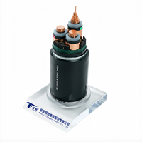 Cable de Media Tensión ZC-YJV22 8.7/15kV 3x150mm2, Blindado con Cobre, para Distribución de Energía en Edificios Comerciales
