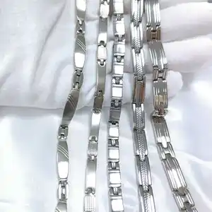 Wholesale Custom Chunky Personality Accessories Special Design Stainless Steel Chain Watch Bracelet for Men Jewelry