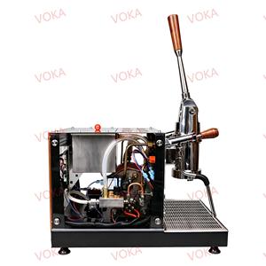 Retro Italian Style Lever Espresso Machine (2.5L+0.3L Boiler) with LCD Display PID Control for Continuous Cup Dispensing - Product Image 4