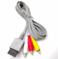 Câble audio-vidéo pour Nintendo Wii 1,8 m, câble AV 3 RCA, adaptateur audio-vidéo composite 480p HDTV, câble plastique filaire