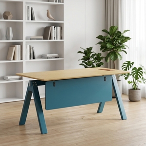 Scrivania Direzionale in Legno a L Personalizzabile, Moderna, Convertibile, Estensibile e Modulare per CEO/<span class=keywords><strong>Manager</strong></span>/Dirigenti - Product Image 4