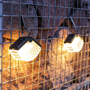 Luces solares para jardín, lámpara decorativa LED colgante impermeable para exteriores, para patio, balcón, valla, luz de pared - Product Image 2