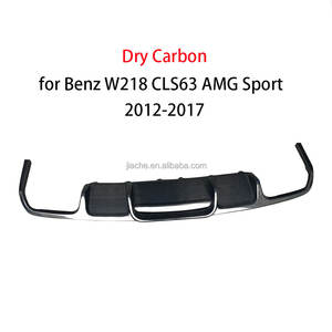 Lame de pare-choc arrière en Fiber de carbone pour Benz CLS Class W218 CLS260 350 <span class=keywords><strong>400</strong></span> 500 550 CLS63 AMG Sport 2012-2017 - Product Image 2